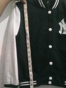 NY Black And White Jacket With Tich Buttons