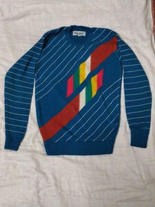 Vintage Colorful Striped Sweater