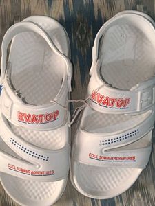 Evatop White Sandals