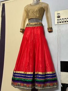 Peach Lehenga Choli Set