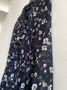 Floral Korean Midi Dress