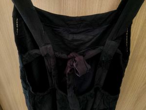 SOCIETY AMUSE Floral Black Dress/jumpsuit