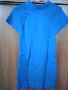 Blue Ruffle Cardigan