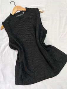 Vero Moda Black Knit Vest Top B