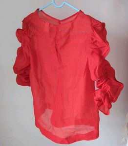 H&amp;M Sheer Top