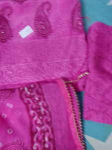 Pure Dola Silk Suit Jaipuri