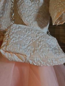 Peach Party Dress with Bolero