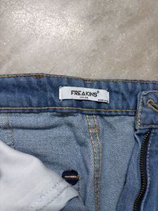 Freakins Denim Skorts