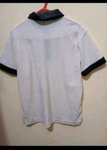 Leather Collar Top