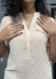 Nude Colour shiffon Formal Top for women.❤️‍🔥