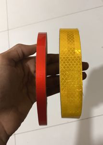 Red And Yellow Reflective Tapes