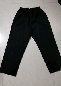 Black Straight Fit Pant