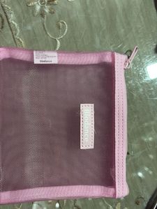 Biodance Pink Mesh Pouch