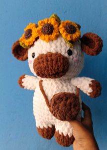 Crochet Cow Plushie