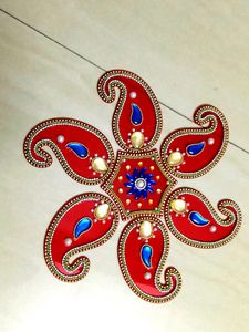 Acrylic Kundan Rangoli