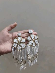 Diy Beaded Flower Earrings