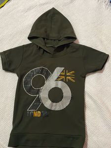 Boys Graphic Print Hoodie