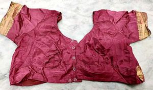 Mauve color Silk Blouse