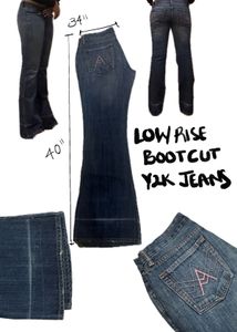 Y2K Low Rise Bootcut Jeans