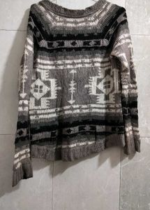 Branded  Broad Neck Sweater