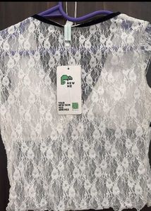NewMe Mesh Top With Savana Hand Bag
