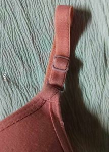 Soft Peach Colour New 32 Size Lightly Padded Bra