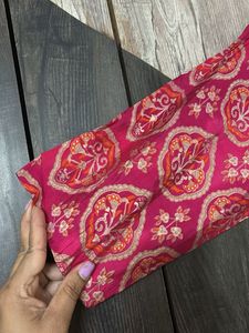 Elegant Pink Printed Kurta