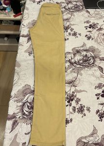 Mustard Straight Fit Pant (w28) Unisex