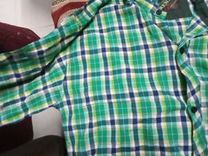 Green Plaid Shirt