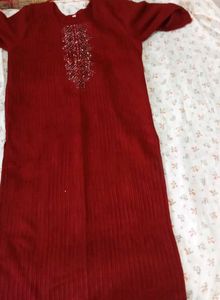 Elegant Maroon Kurta