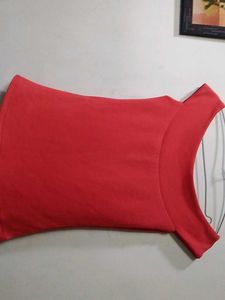 Red Off-Shoulder Top