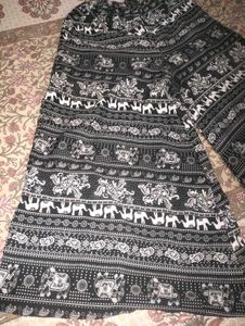 Elephant Print Palazzo Pants