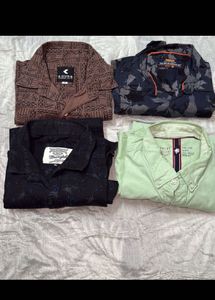 Combo Of 4 Shirts At Discount