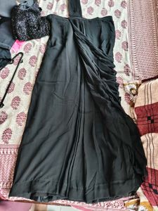 Black Dress with Beaded Top