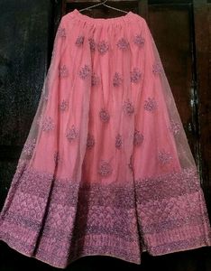 Beautiful Onion Pink Heavy Work Lehenga