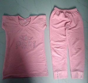 Combo Set Peach Lounge Skirt Free