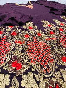 Elegant Embroidered Frock Set