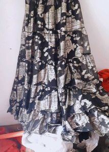 Black Metalik Style Gown