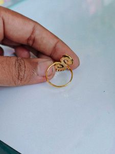 Golden Shell ring