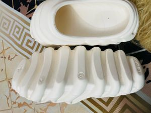 Comfy White Slides
