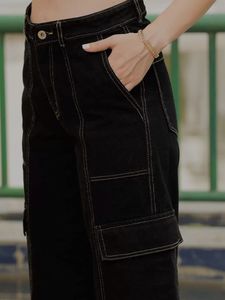 Wide Leg H&amp;M Contrast Stitch Cargo Pants