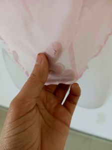 Pink Lace Trim Cami Top