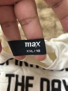 White Graphic Print Sweatshirt from max