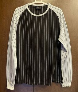 H&M Striped Relaxed Fit Sweatshirt