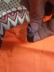 Orange Colour Pent N Langi