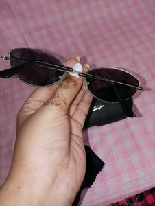 Silver Frame Cat Eye Sunglasses