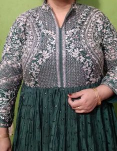 Elegant Green Ethnic Gown