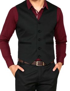 Classic Black Vest