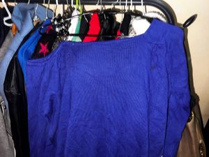 Stylish Blue 👗 one side off shoulder