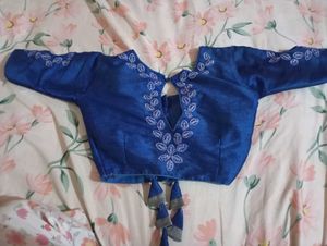 Cotton Embroidery Saree